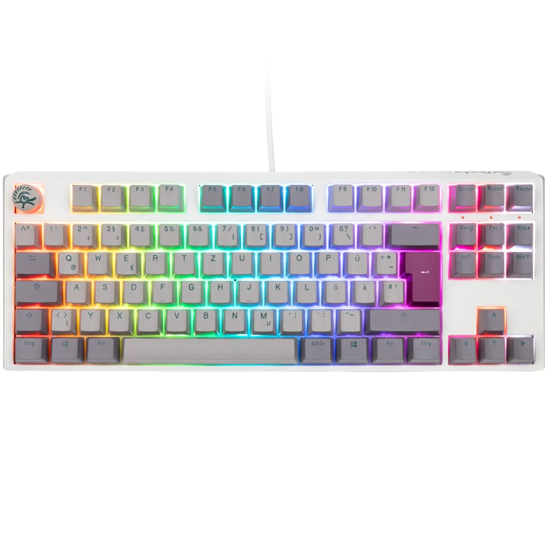 Ducky One 3 TKL klawiatura Gaming USB Srebrna