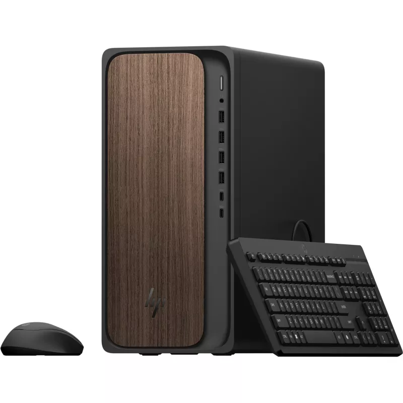 HP OmniDesk AI PC M03-0475ng Core Ultra 7 265 16GB/1TB SSD Windows 11 Dark Wood - Układ klawiatury może być niemiecki