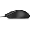 HP Wired mysz 105, symetryczna, optyczna, USB Type-A, 1600 DPI, czarna