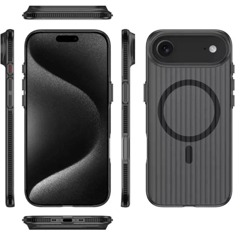 Okładka 4smarts 541640 iPhone 17 Air 16.8 cm Czarny Przezroczysty