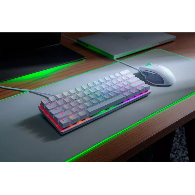 Klawiatura RAZER Huntsman Mini - Mercury Ed. Purple Switch - układ US