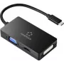 Renkforce RF-4633066 Przejściówka USB-C / HDMI / DVI / VGA [1x wtyk USB-C™ - 1x gniazdo VGA, gniazdo HDMI, gniazdo DVI 24+5pin] Czarna (RF-4633066)