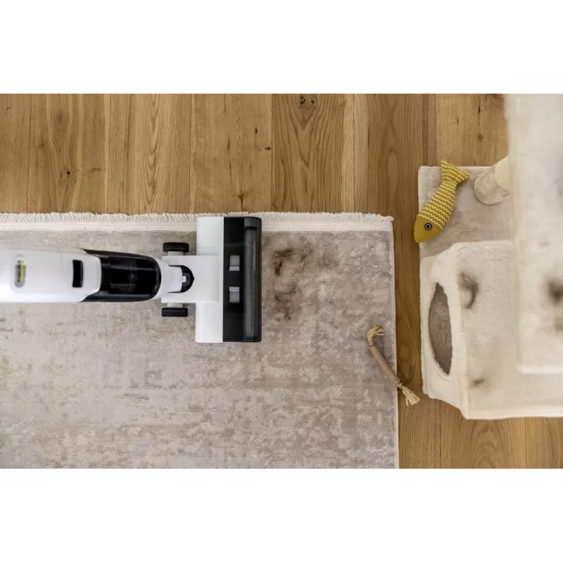 Odkurzacz mopujący Karcher FCV2 Natural N 1.056-101.0 — bateria 21,6 V, czas pracy 25 min, 160 W, na sucho i mokro, bezworkowy, wyświetlacz LED