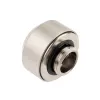 Złączka do sztywnych rurek 14 mm OPTIMUS, nikiel satynowy — złączka kompresyjna do chłodzenia PC