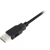 Kabel USB 2.0, wtyk USB-A > wtyk Micro-USB czarny, 0,5 metra, podwójnie ekranowany