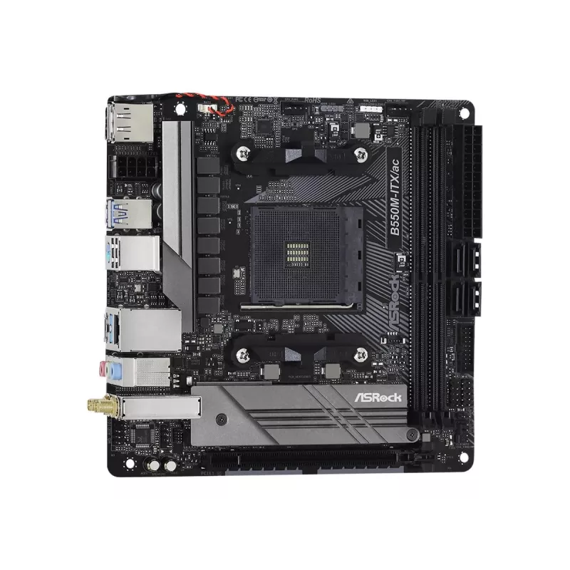 Płyta główna ASRock B550M-ITX/ac AMD B550 Socket AM4 mini ITX