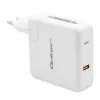 Qoltec GaN Charger FAST 108W | 5-20V | 3-4.7A | USB C | Biały