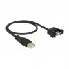 Kabel USB DeLOCK 85461 USB 2.0 0,5 m czarny