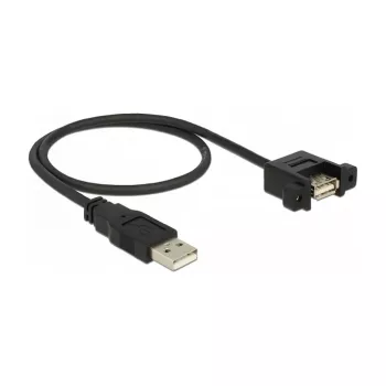 Kabel USB DeLOCK 85461 USB 2.0 0,5 m czarny