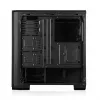 Obudowa PC MODECOM Oberon Pro Midi Tower — czarna, obsługuje ATX/microATX/ITX, 7 slotów rozszerzeń, GPU do 395 mm, 5 zatok HDD/3 SSD