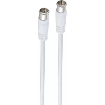 Kabel koncentryczny ShiverPeaks BS80108-128 10 m Typ F Biały