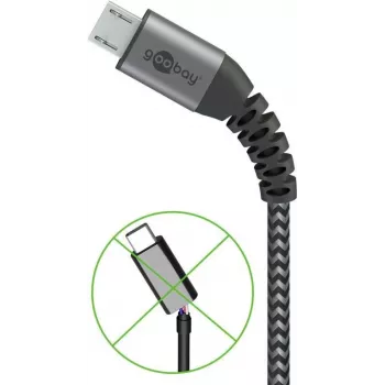 Kabel do telefonu Wentronic 49273 szary