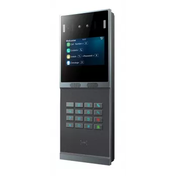 Fanvil i66 System wideodomofonu 2 MP 10,2 cm 4 cale Czarny Szary