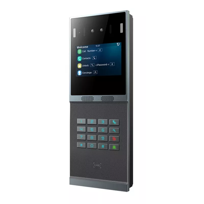 Fanvil i66 System wideodomofonu 2 MP 10,2 cm 4 cale Czarny Szary
