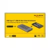 Obudowa SSD DeLOCK 42027 szara M.2 10 Gbit/s USB Type-C