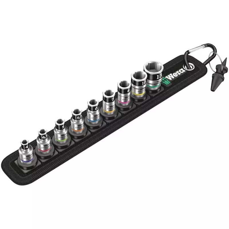 Belt A1 Zyklop Steckschlüsseleinsatz-Satz, 1/4 (schwarz, 10-teilig, mit Haltefunktion)