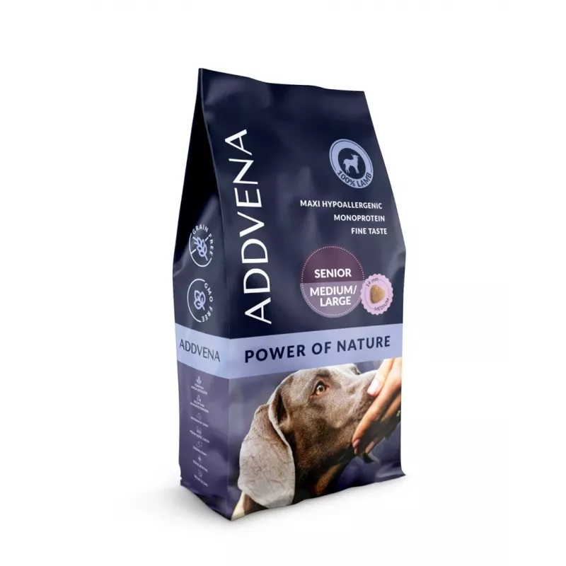 ADDVENA Power of Nature Senior Medium/Large Lamb - sucha karma dla psa - 10kg