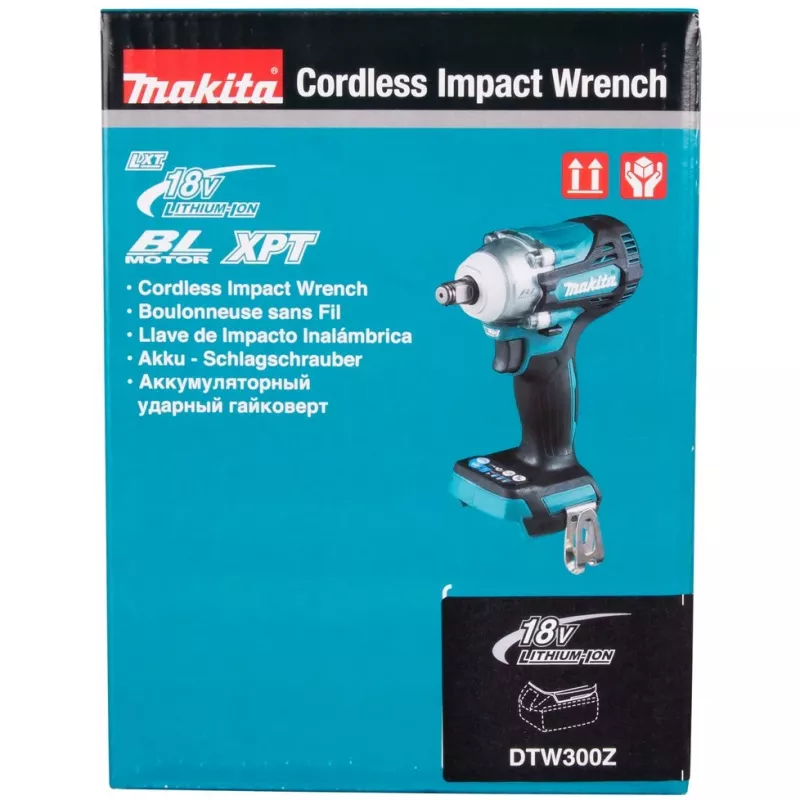 Wkrętarka udarowa Makita DTW300Z 3200 RPM Czarno-niebieska