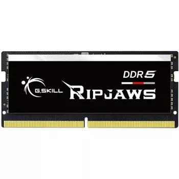 SO-DIMM 32 GB DDR5-5600 (2x 16 GB) Dual-Kit, Arbeitsspeicher schwarz, F5-5600S4040A16GX2-RS, Ripjaws, INTEL XMP
