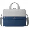 Torba na laptopa Rivacase Prater dla laptopów 10,1–14 cali, szaro‑granatowa
