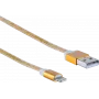 Kabel Lightning ShiverPeaks BS14-50046 0.9m Złoty