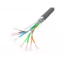 Kabel sieciowy LANBERG LCF5-11CC-0305-S Cat5e F/UTP, 24 AWG CCA, 305 m, szary