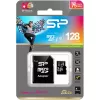 Karta microSDXC Silicon Power 128 GB UHS‑I (klasa 10, U1), 85 MB/s, czarna, z adapterem SD