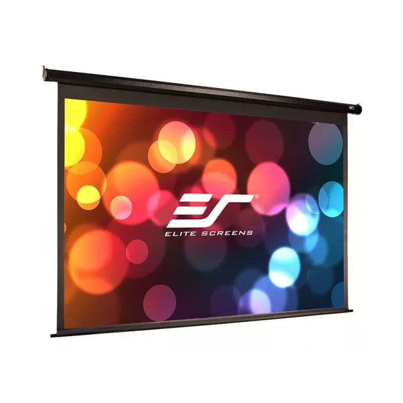 WYPRZEDAŻ. Ekran Elite Screens Electric125H Spectrum 125'' 16:9 / Przekątna 312,5 cm, S 276,5 cm x W 155,7 cm / Czarna obudowa / Ekran elektryczny / Montaż ścienny i sufitowy / 1