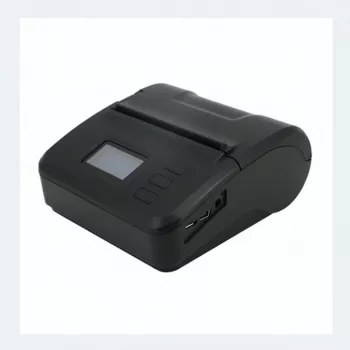 Termiczna mobilna drukarka paragonów ALLNET ALL-PM01 — USB, RS232, Bluetooth, 80 mm, czarna