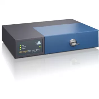 Serwer wydruku SEH dongleserver Pro® Czarny Niebieski