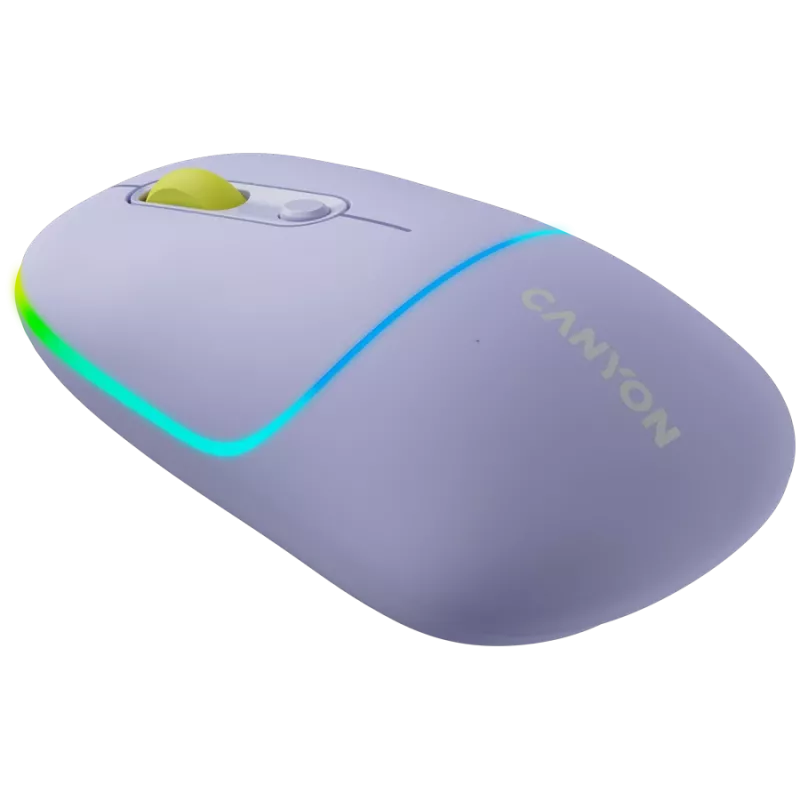 Mysz CANYON MW-22 2w1 BT/Bezprzewodowa Lawendowa