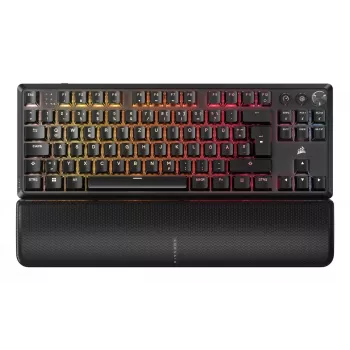 Klawiatura gamingowa Corsair K70 CORE TKL USB + RF Wireless + Bluetooth QWERTZ Czarna