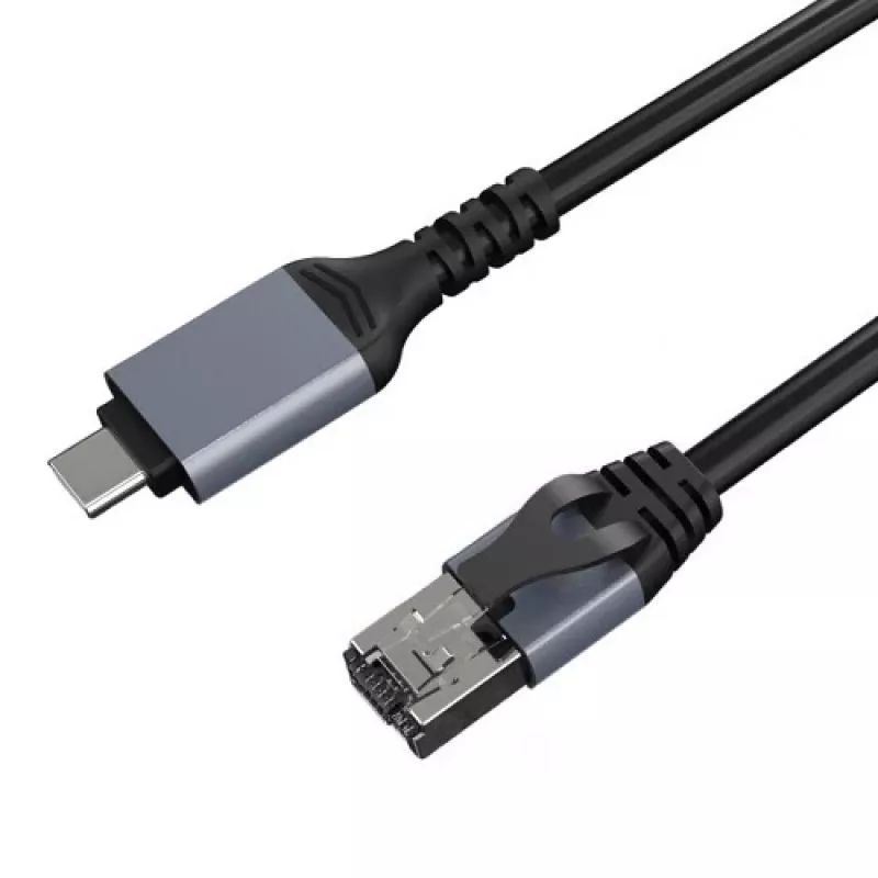 Przewód Interneto CAT6 UTP, USB Type-C - RJ45, 7,5 m