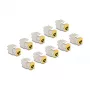 Moduł Keystone DeLOCK 88111 Płaski Żółty RJ-45 10 szt.