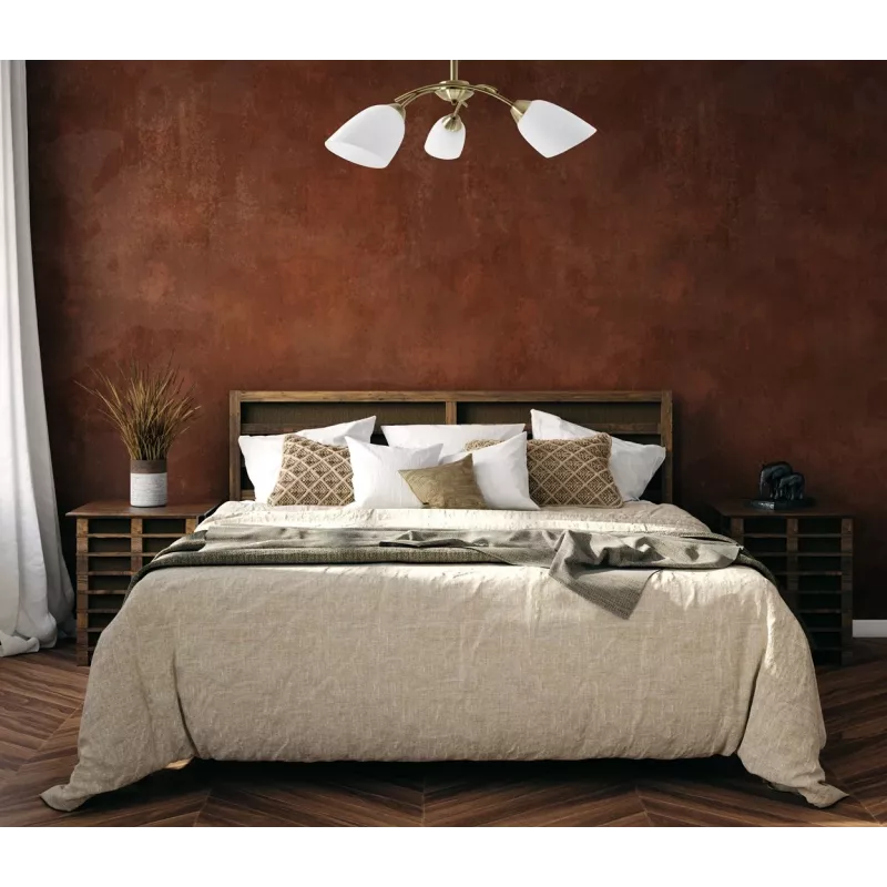 Lampa wisząca sufitowa żyrandol klasyczny Activejet NIKITA Patina potrójna 3xE27 do salonu