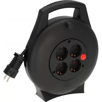 Brennenstuhl 1093900, 10 m, Drinnen, IP20, Schlagfest, Überhitzungsschutz, Kunststoff, Polyvinylchlorid (PVC), Schwarz