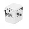 Podróżny zasilacz sieciowy GEMBIRD TPA-1A2C20-01-W — 20 W, USB-A (18 W) + 2× USB-C (20 W), wtyczka typu E, biały