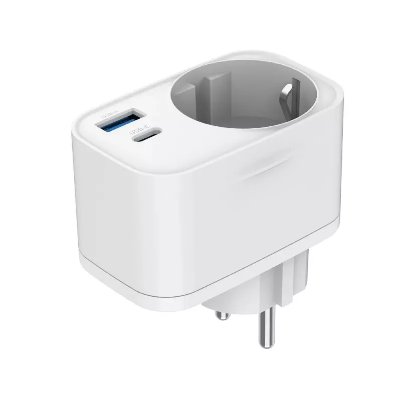 ŁADOWARKA USB UNIWERSALNA 20W BIAŁA/2P AC TA-ACPDQC20-01-W GEMBIRD