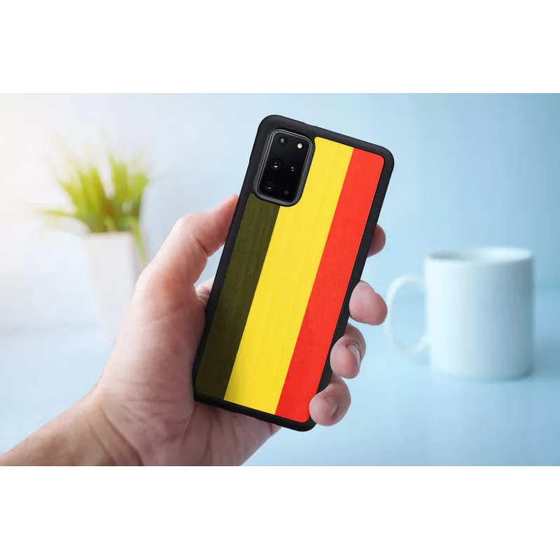 Etui ochronne Man and Wood Galaxy S20+ reggae Czarny