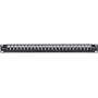 Intellinet Patch Panel, Cat6, UTP, 24 porty, 1U, funkcja blokady, złącze od góry, czarny