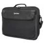 Torba na laptop Manhattan Cambridge 15,6 cala, konstrukcja typu clamshell, czarna, LOW COST, kieszeń na akcesoria, komora na dokumenty z tyłu, pasek na ramię (odpinany), odpowiednik Targus TAR300, pokrowiec na notebook, trzyletnia gwarancja