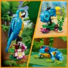 Zestaw konstrukcyjny LEGO Egzotyczna papuga 31136 — model wystawowy Creator, 253 elementy, 220×120×110 mm