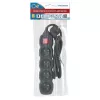 Listwa zasilająca ESPERANZA ELK212K — kabel 1,5 m, 4 gniazda AC typu E, do użytku wewnątrz pomieszczeń, czarna