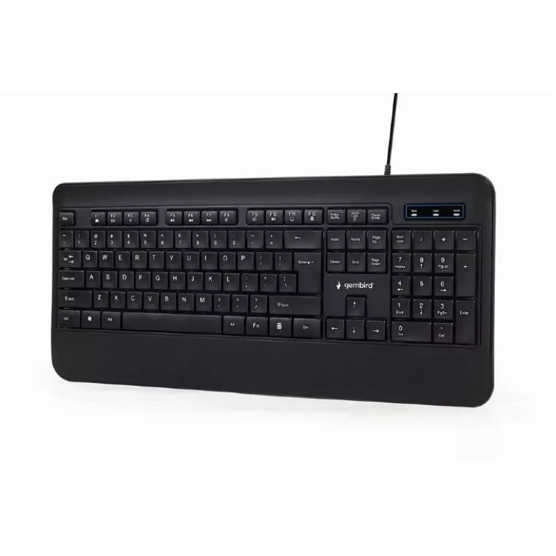 Klawiatura multimedialna USB ENG/CZARNA KB-UML-03 GEMBIRD