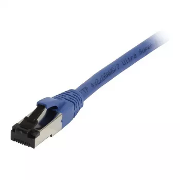 Synergy 21 Kabel krosowy RJ45, CAT8.1 2000Mhz, 0.25m, niebieski, S-STP(S/FTP), TPE(Ultra SuperFlex), AWG26, Synergy 21 - Cyfrowe/Dane - Sieć