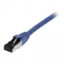 Synergy 21 Kabel krosowy RJ45, CAT8.1 2000Mhz, 0.25m, niebieski, S-STP(S/FTP), TPE(Ultra SuperFlex), AWG26, Synergy 21 - Cyfrowe/Dane - Sieć