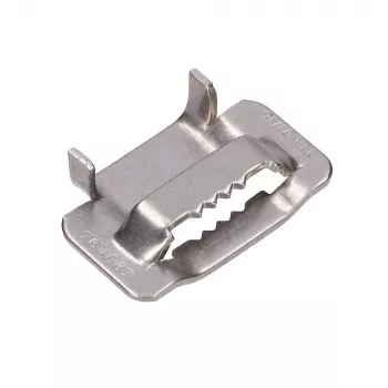 Extralink Zacisk stalowy do taśmy stalowej 20 mm z zębami