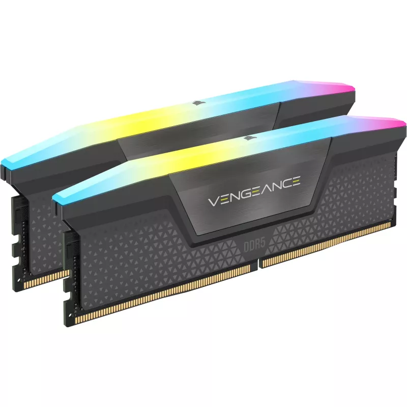 DIMM 64 GB DDR5-6000 (4x 16 GB) Quad-Kit, pamięć czarna, CMH64GX5M4B6000C36, Vengeance RGB, INTEL XMP