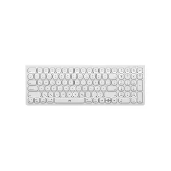 Alogic Echelon Compact USB-C BT klawiatura German+ mysz biały - Klawiatura - USB typu C - Klawiatura - USB typu C