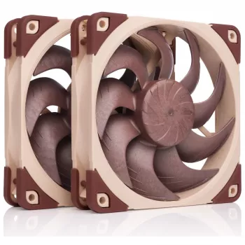 Wentylator do obudowy komputera Noctua NF-A12X25 G2 PWM SX2-PP 120 mm, 12 V, 1800 RPM, 107,3 m³/h, łożysko SSO, 2 szt., beżowy